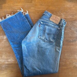 Vintage Levi’s 501
W 30 L 33
Worn in